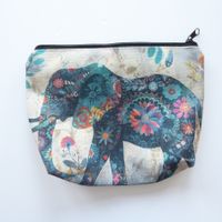 Kleine Tasche Necessaire mit Reißverschluss - Elefant