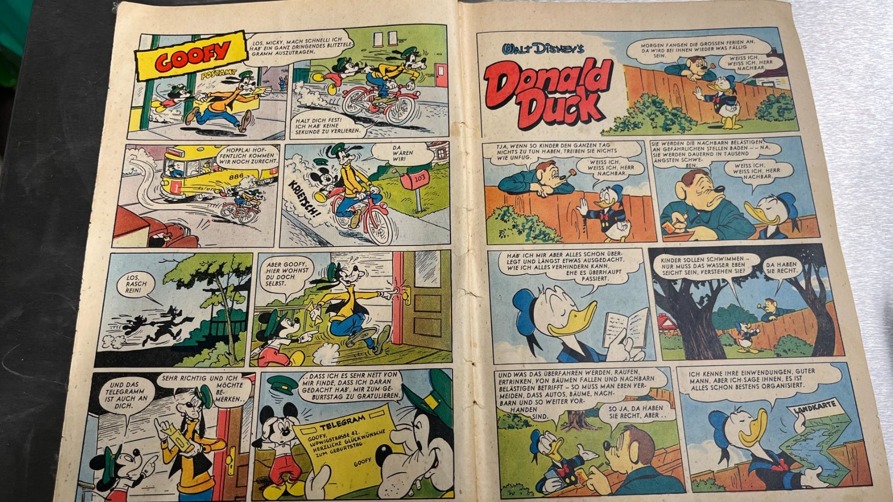 BD: Walt Disney Mickey Maus Comic Nr. 8 - August 1953 – D'occasion à Bern par daskannweg 2