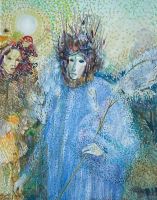 Max Brunner – Carnevale Venezia 3 - Grosses Aquarell