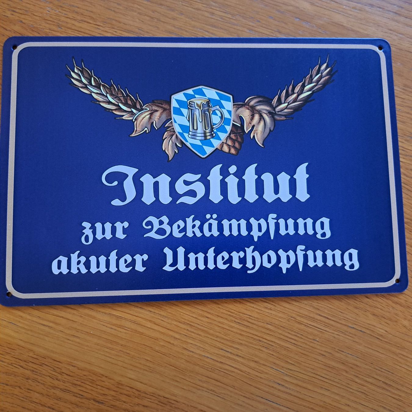 Schilder: Lustiges Trink Sprücheschild NEU – Neu und originalverpackt aus St. Margarethen TG von Sunnycat