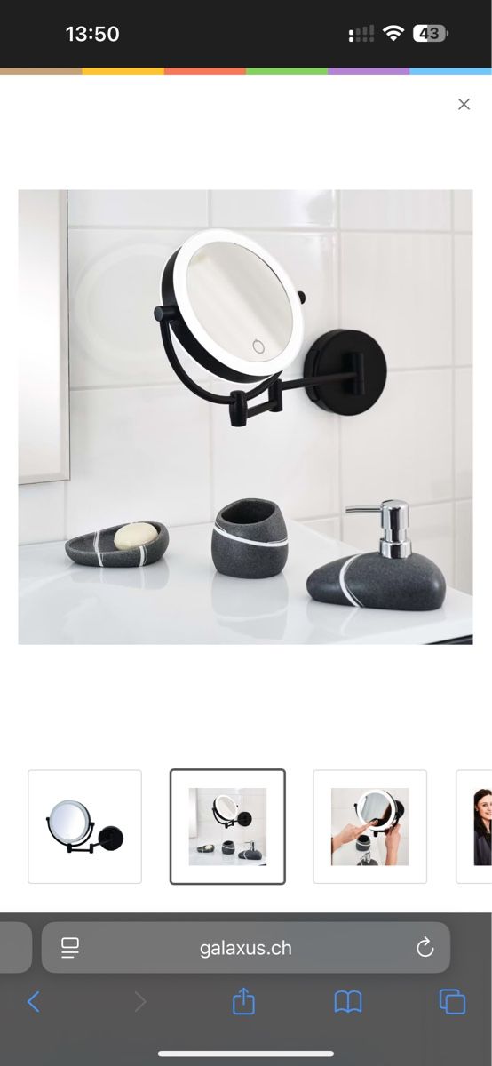 Spiegel: Ridder Shuri LED Make-up Mirror wall mounted – Neu (gemäss Beschreibung) aus Troinex von AnnaAbanin 2