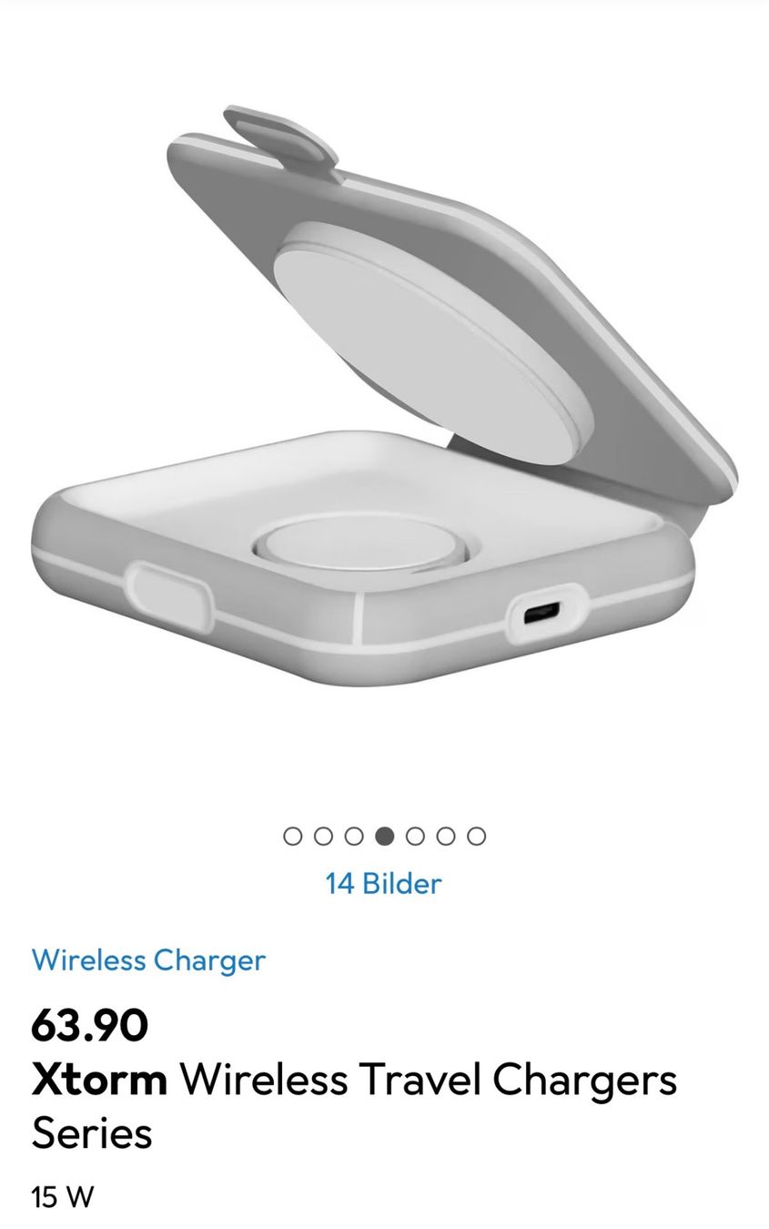 Xtorm Caricabatterie: Xtorm Wireless Travelling Charger – Usato da Aesch BL venduto da morris_bsr
