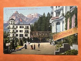 1916 Kuretablissement Seelisberg mit Urirotstock