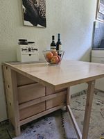 IKEA Norden Klapptisch Buche mit Schubladen gutem Zustand
