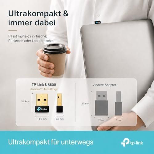 Laufwerke & Adapter: Bluetooth 6.0 Adapter Dongle PC USB Stick Maus Handy – Neu und originalverpackt aus Hundwil von Pakethase 6