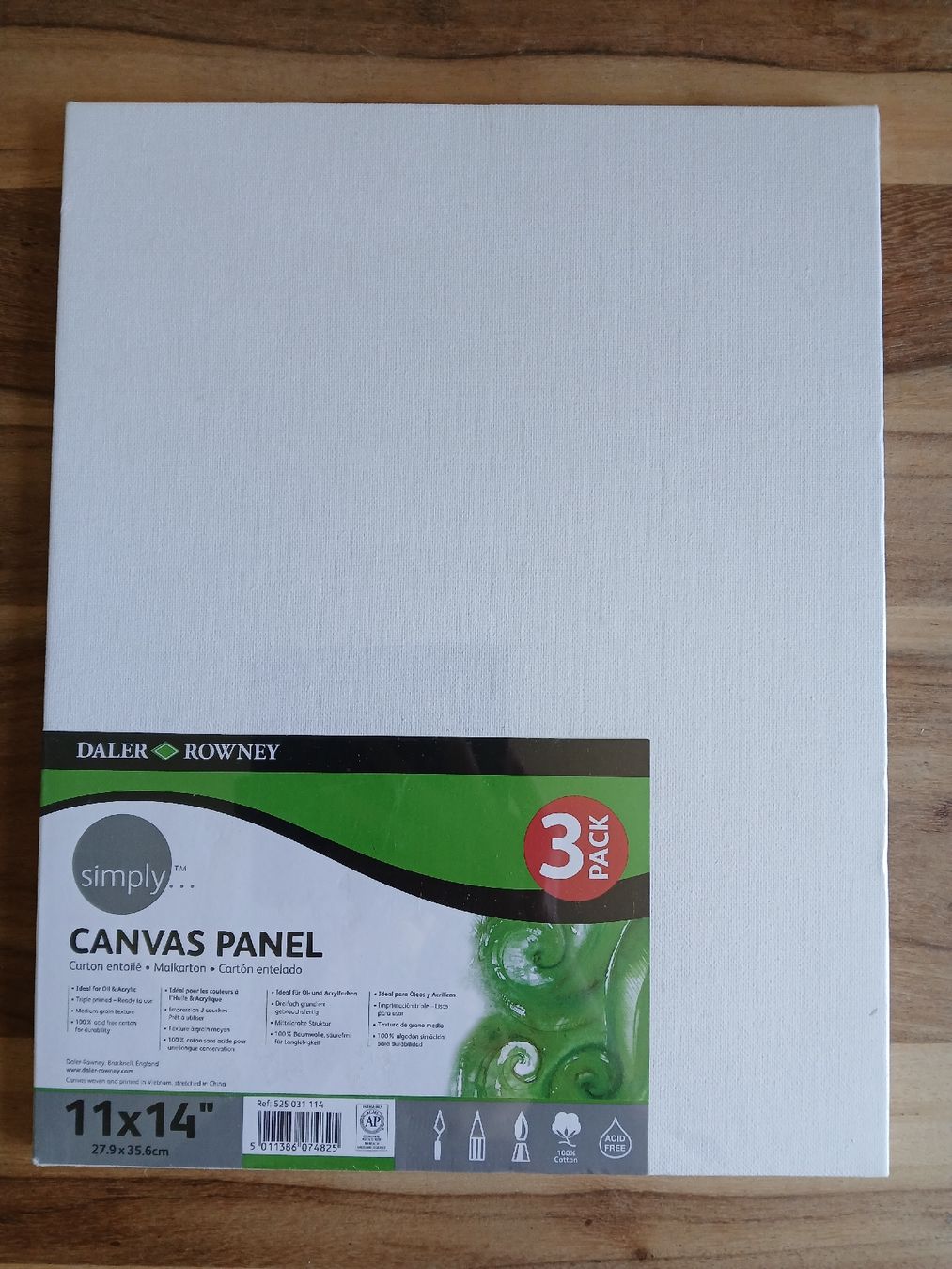 Tableaux: New! Daler Rowney Canvas Panel 11x14 3 Pack  – Neuf avec emballage d'origine à Dübendorf par LoRi-2026