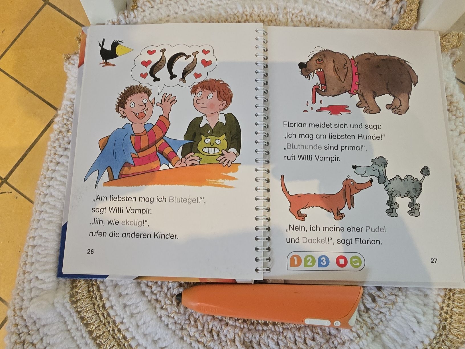 Audiolibri: tiptoi Willi Vampir in der Schule Buch mit Stift Leselernset – Nuovo (secondo la descrizione) da Busswil BE venduto da Mirkel 2