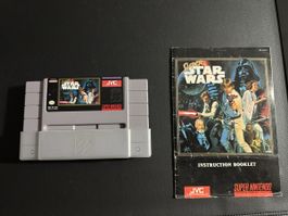 Super Star Wars SNES Jeu avec booklet