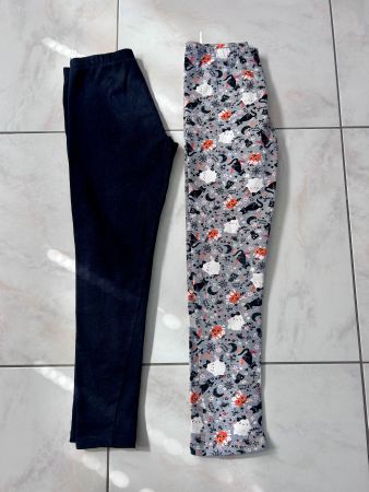 Girls Halloween Thermal leggings C&A Gr.134