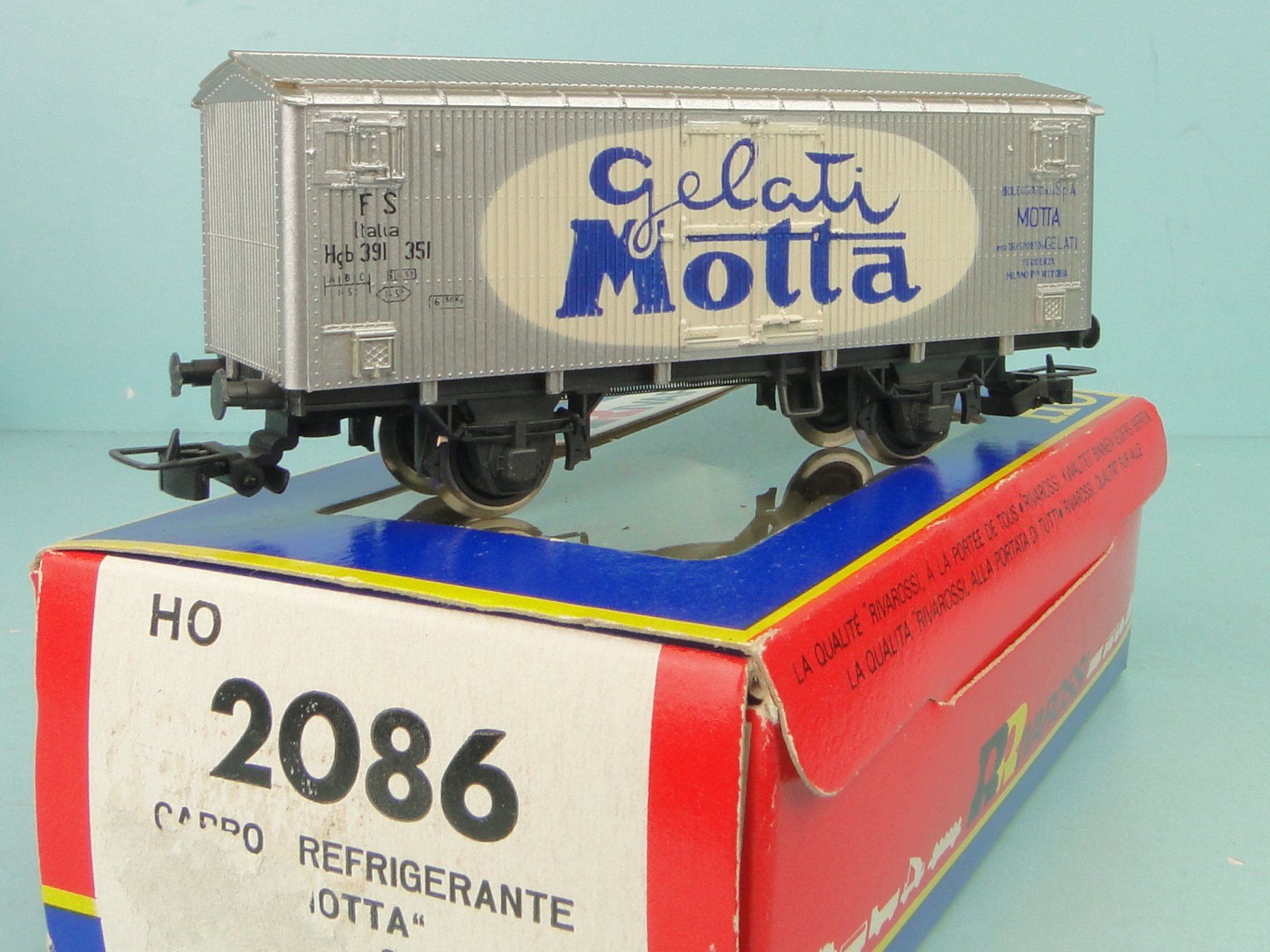 Rivarossi Modellini di ferrovie: Rivarossi H0 2086 Gelati Motta – Usato da Bülach venduto da cann11