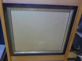 Antik - Bilderrahmen 32 x 37 cm -  mit Gold-Innen-PP