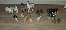 Schleich Tierfiguren Set diverse Tiere 