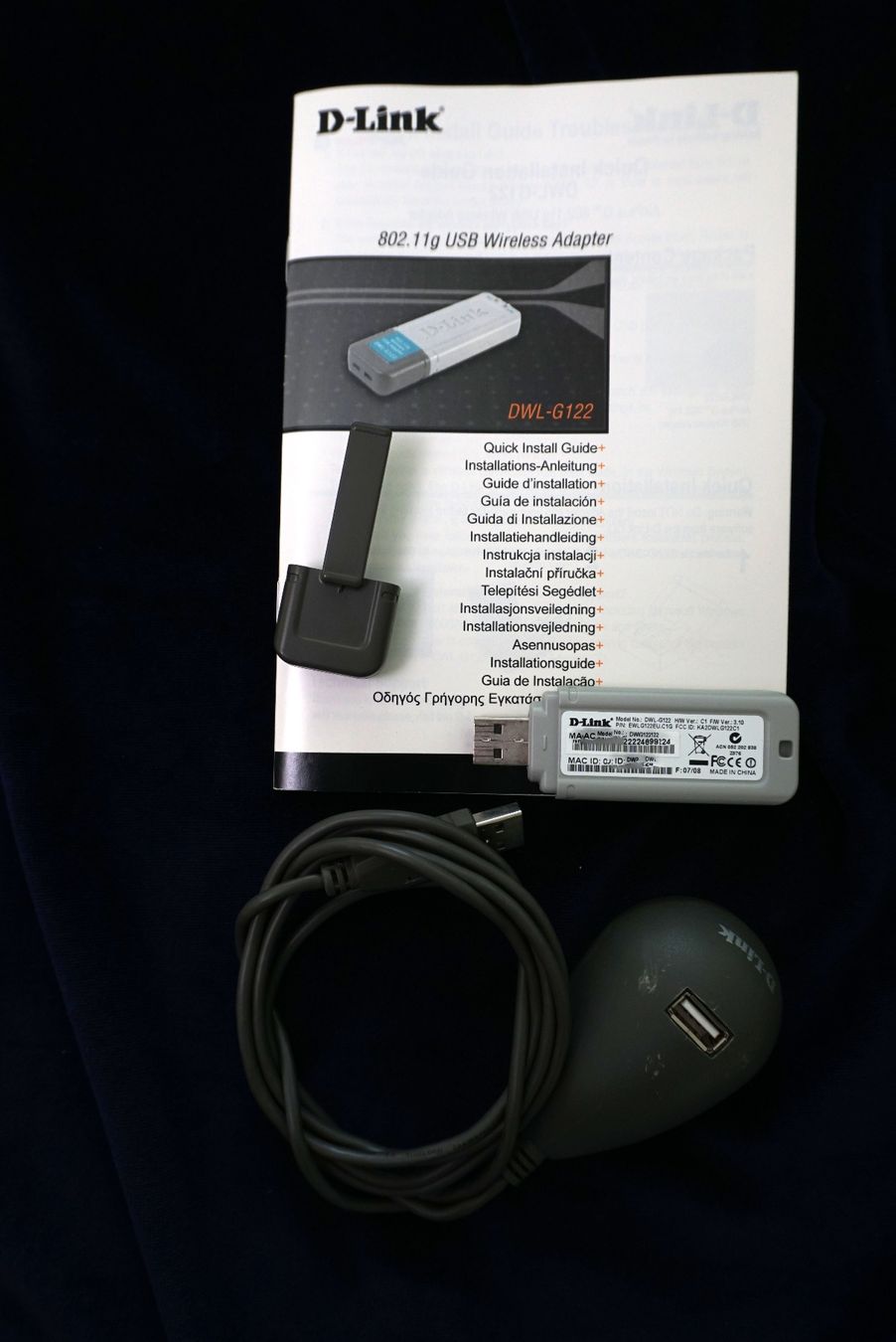 Chiavette USB: D-Link, DWL-G122, Wireless G USB Adapter – Usato da St. Gallen venduto da Acer0110 2