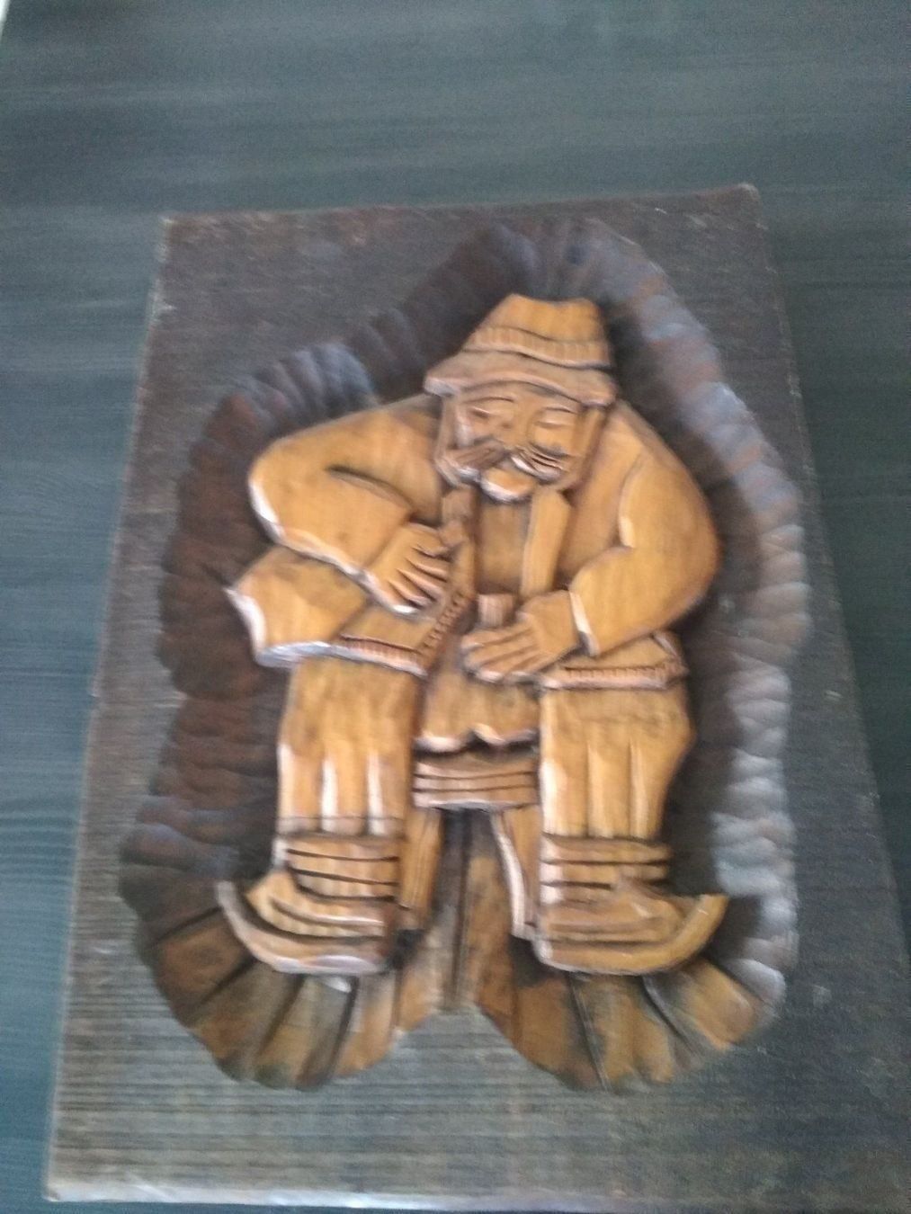Skulpturen & Statuen: Antike Holzschnitzerei.  ca 33 x 48 cm – Gebraucht aus Schötz von Vulkan2 1