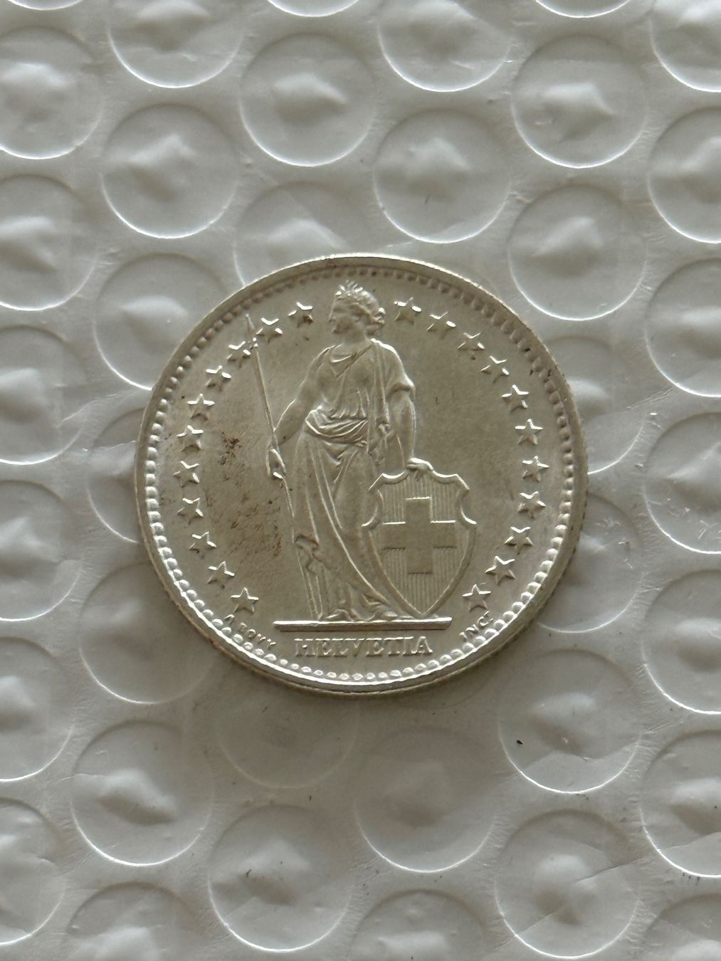 Tutti le monete: 2 Franken 1967  Unz/Stgl – Nuovo (secondo la descrizione) da Wallisellen venduto da SWISS_SILVER1 1