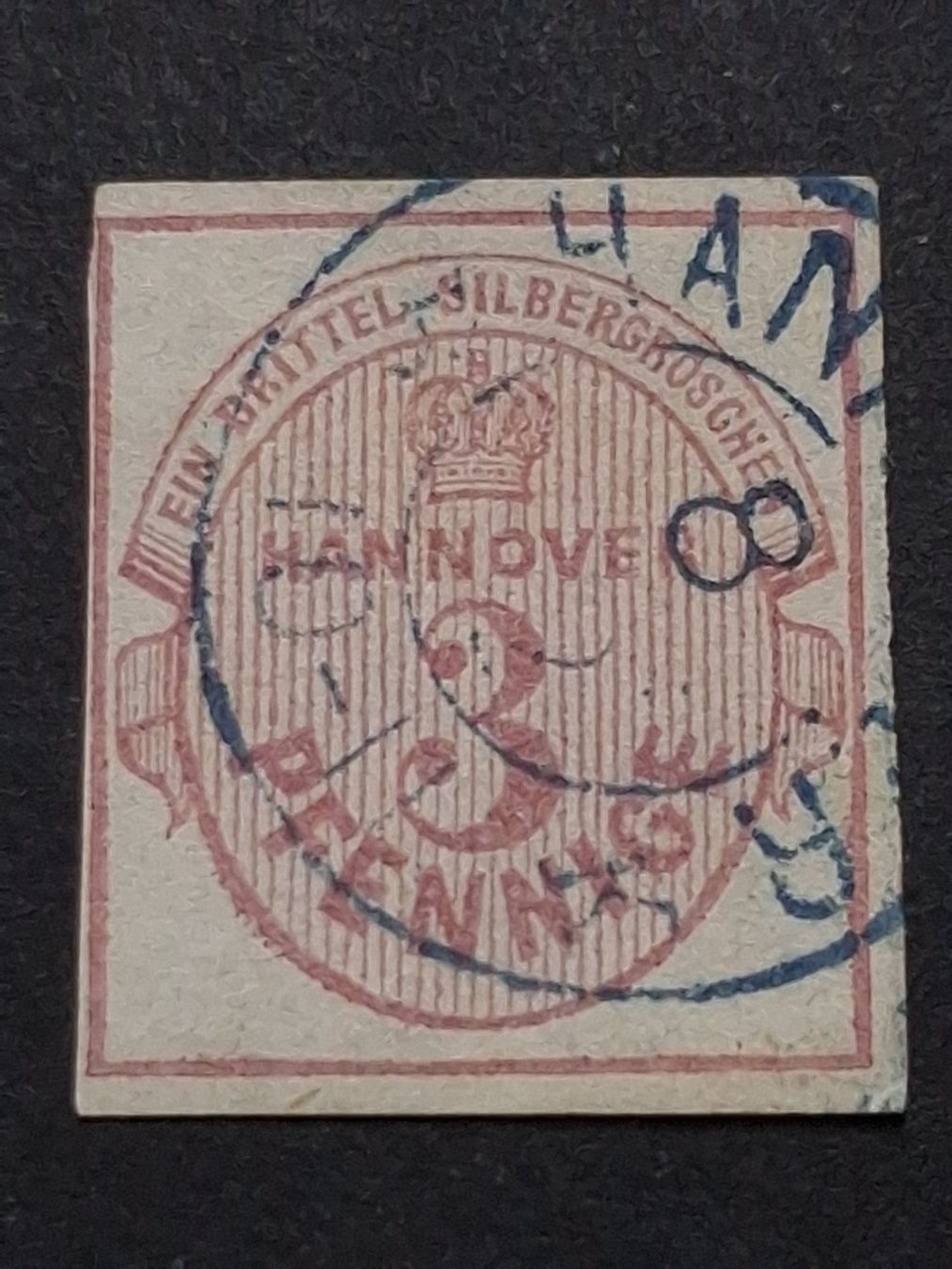 Tutti i francobolli: Hannover Mi-Nr. 13 a  gestempelt  110 Fr – Usato da Kriens venduto da Nidfeld45
