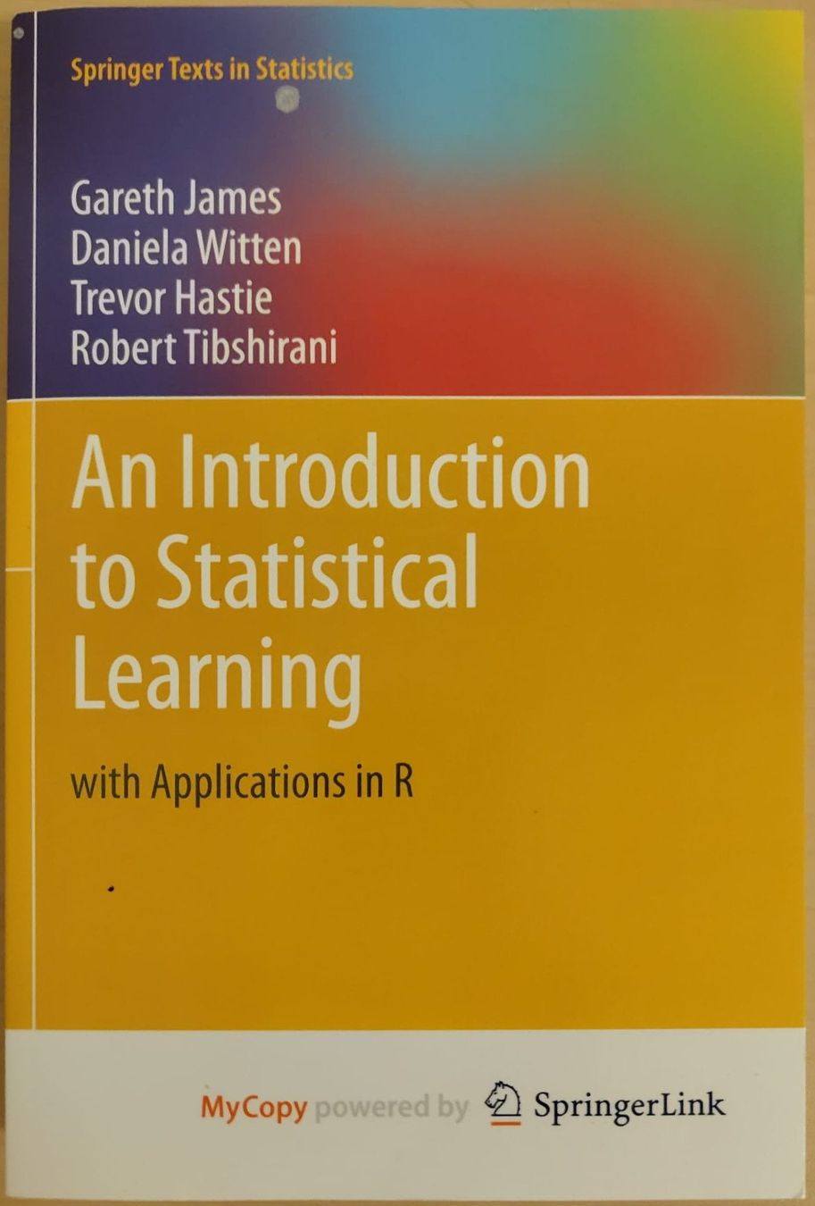 Bücher: An Introduction to Statistical Learning with R – James et al – Neu (gemäss Beschreibung) aus Zürich von vik_8r9f
