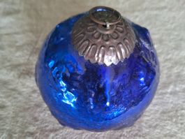 1 Vintage Christbaumkugel Biedermeier, Glas, Kugelform