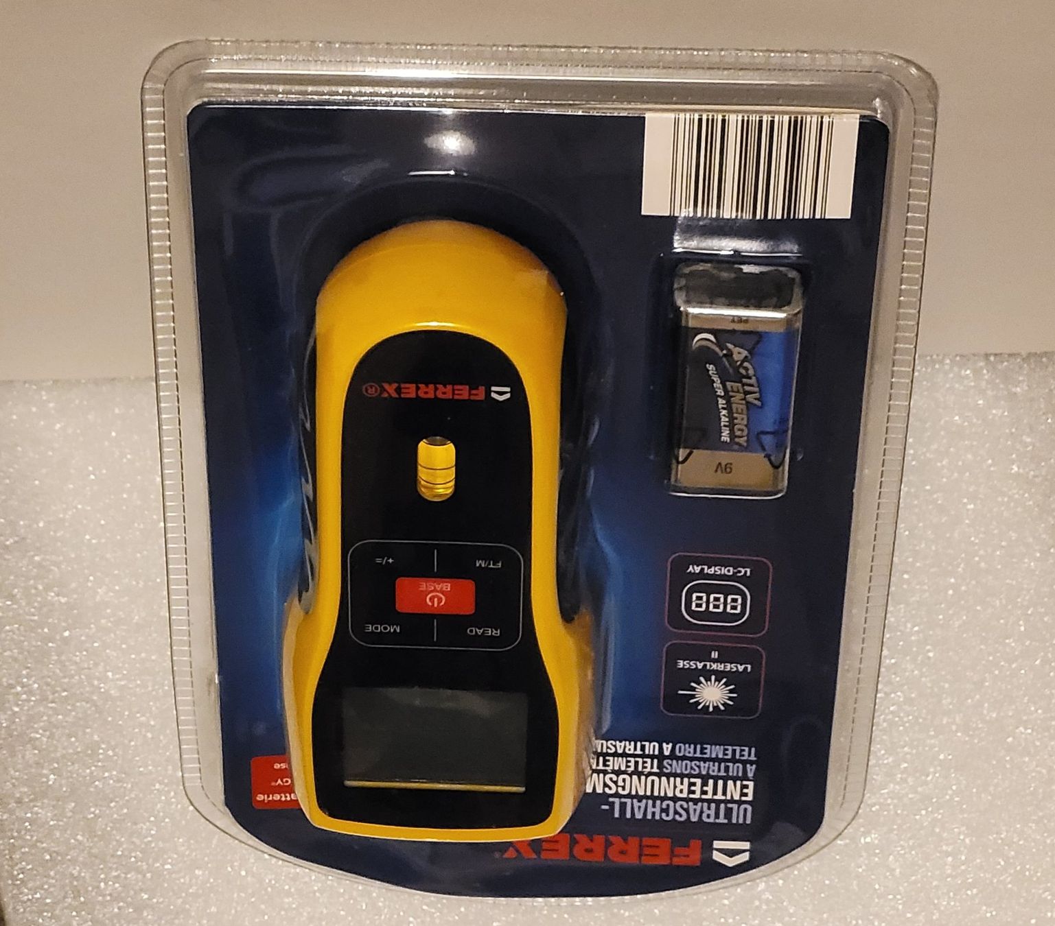 Ferrex Misurare: Ultraschall-Entfernungsmesser – Nuovo e nell'imballaggio originale da Zürich venduto da Avd 6