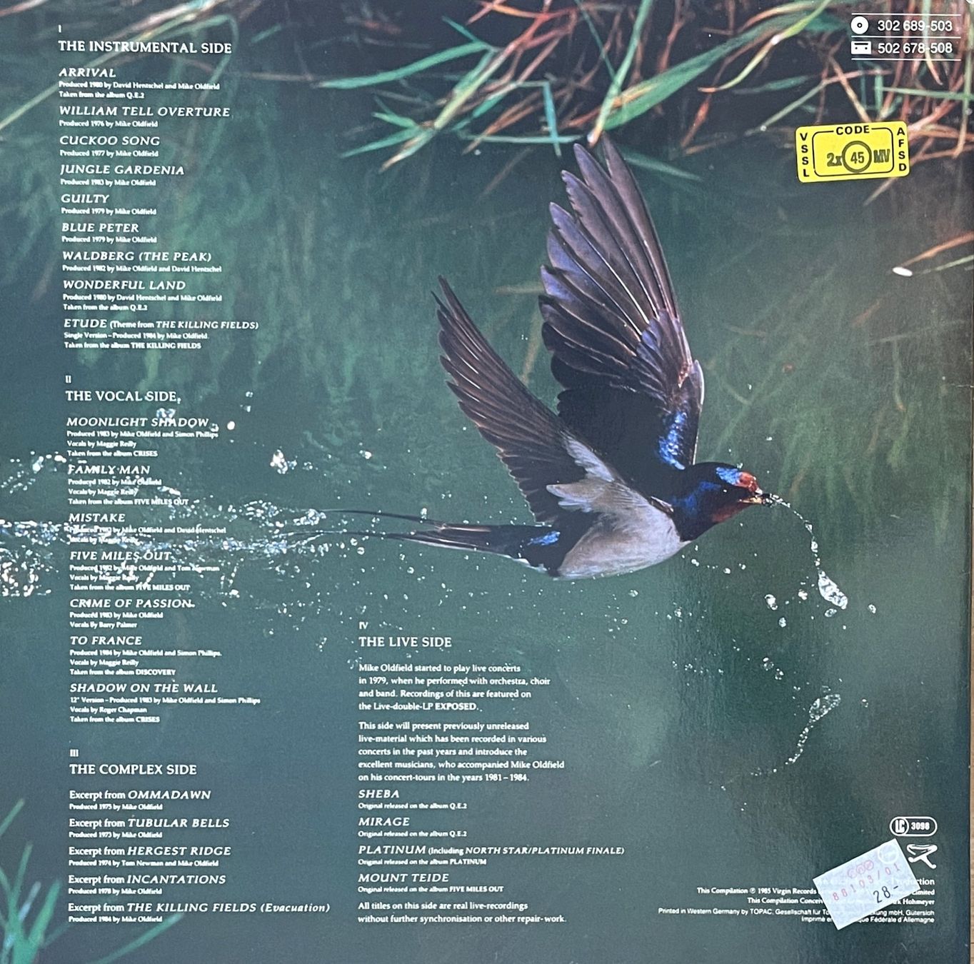 Dischi in vinile: Mike Oldfied 3 LP's - Discovery & The Complete Mike Oldfield – Usato da Savagnier venduto da Ne2065 2