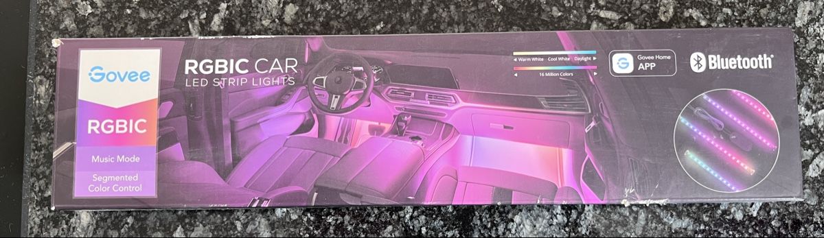 Govee Lampade: Govee RGB Lightstrips fürs Auto – Nuovo e nell'imballaggio originale da Dürrenäsch venduto da winu85