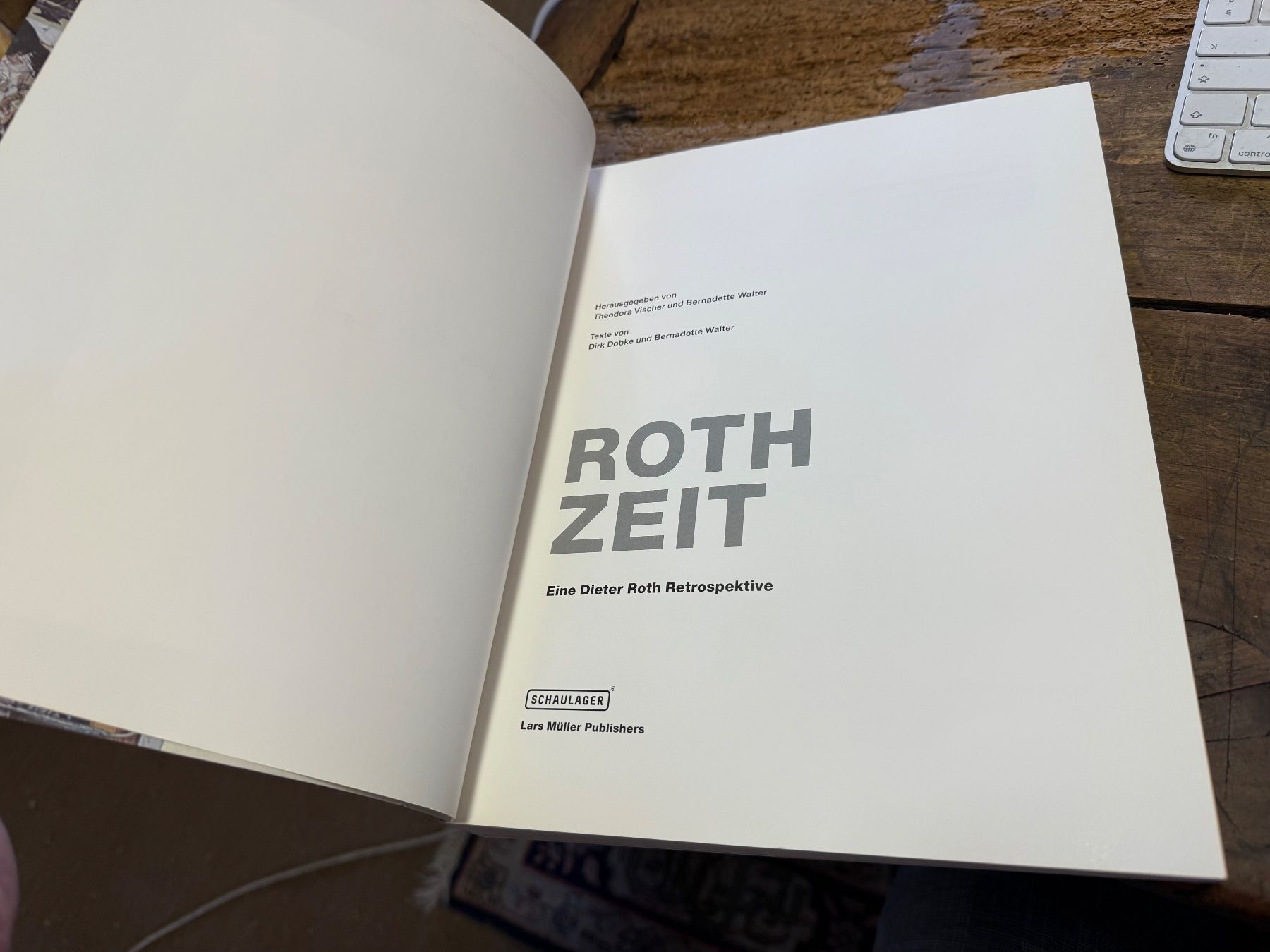 Bücher: Dieter ROTH Roth Zeit – Gebraucht aus Bern von Jwpm66 1