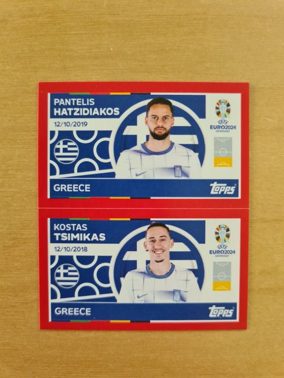 Topps EURO 2024 Sticker GRE 4 / 5 (Nuovo (secondo la descrizione)) a ...