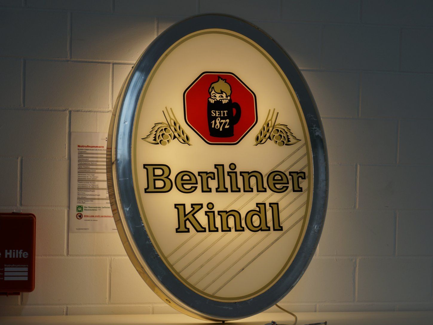Insegne: Berliner Kindl Werbenase 35" – Usato da Rüti ZH venduto da Restwert_Rueti_ZH 9