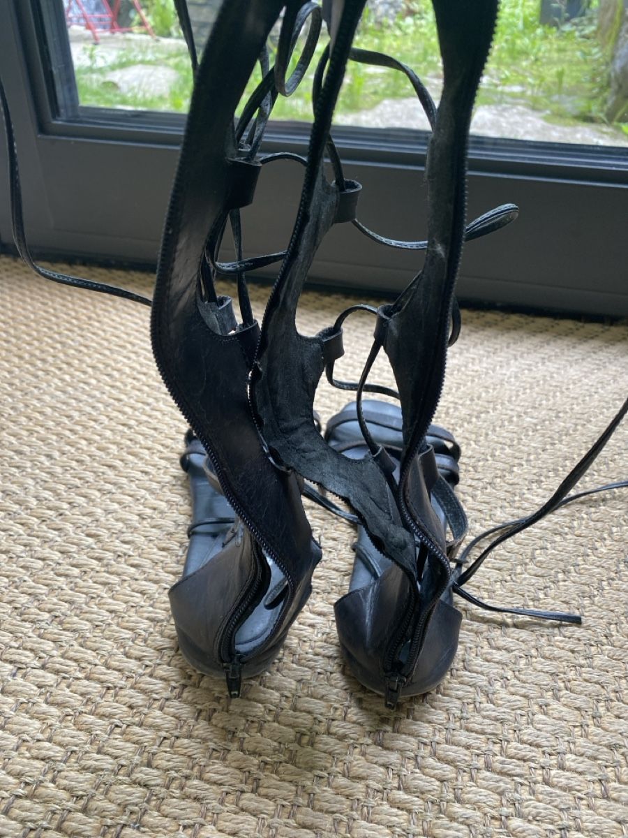 Damenschuhe: Sandali alla schiava - OVYÈ - 38 – Gebraucht aus Davesco-Soragno von Chichijango 1