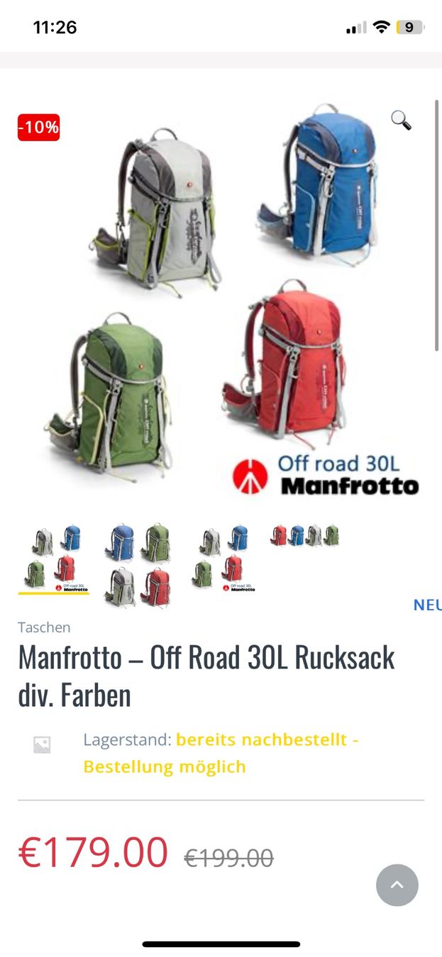 Zaini: Foto Rucksack – Nuovo (secondo la descrizione) da Uster venduto da Flummi 9