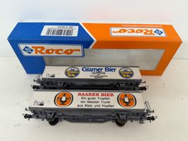 Roco  46166 + 291015 Güterwagen Bier SBB