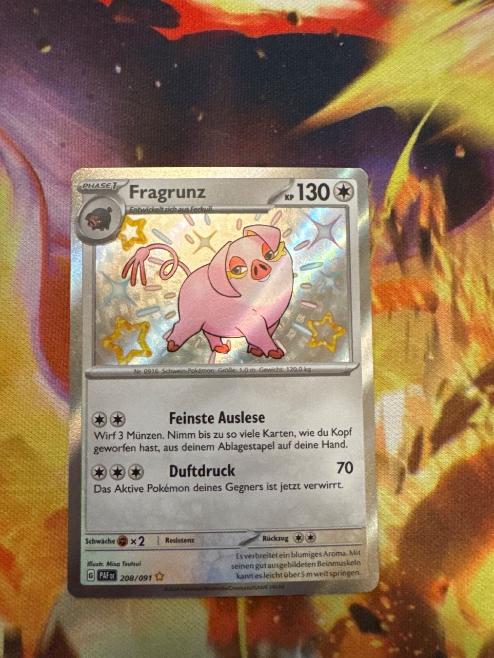 Pokémon Carte collezionabili: Fragrunz Shiny PAF 208 – Usato da Windisch venduto da phil368