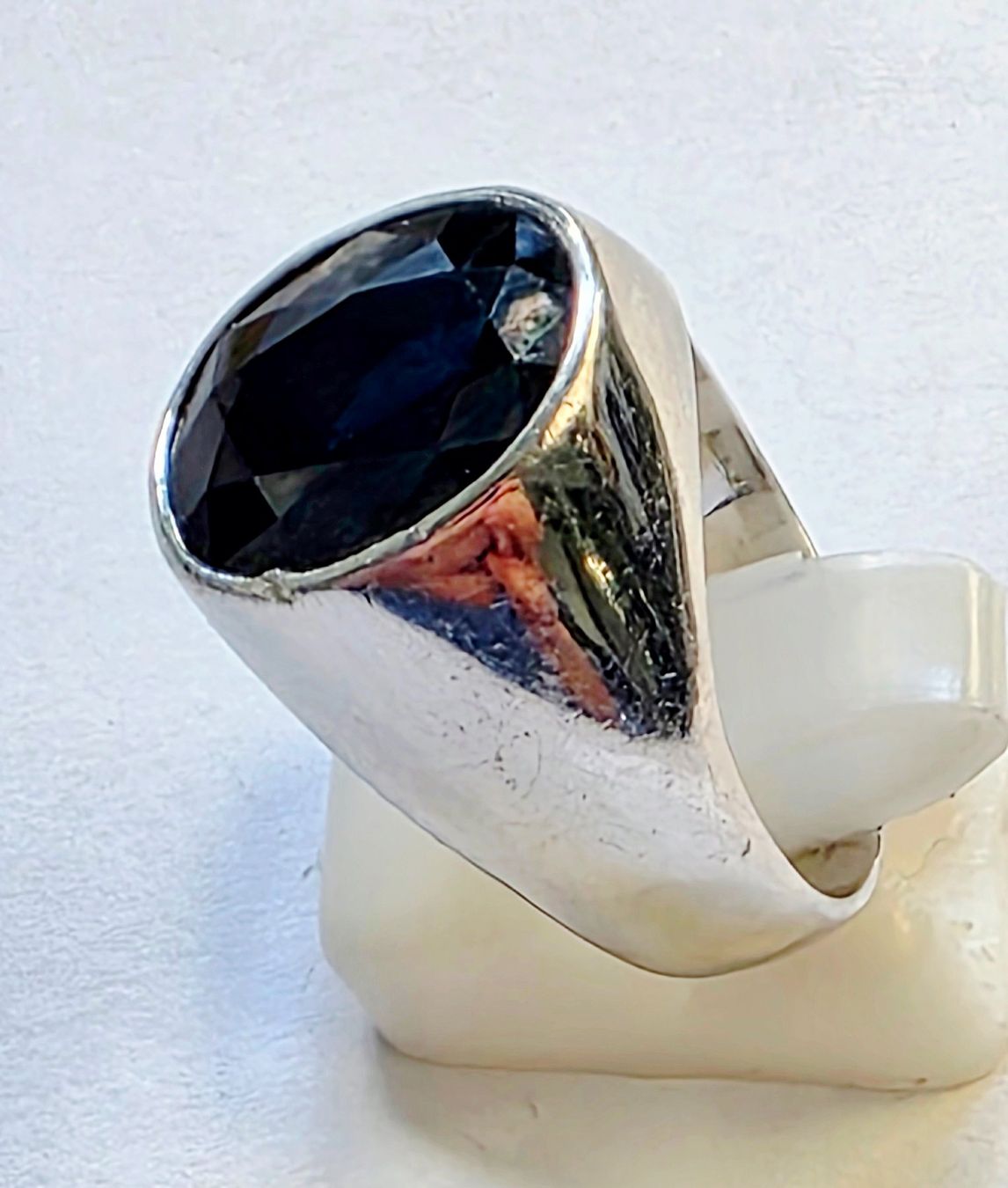 Anelli: Weissgold Safir Ring – Usato da Zürich venduto da ben_mn5h 1