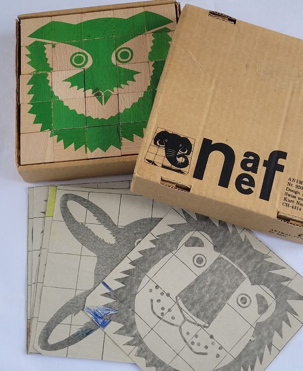 Vintage Naef Animal-Puzzle Holz alle Vorlagen vorhanden (Gebraucht) in ...