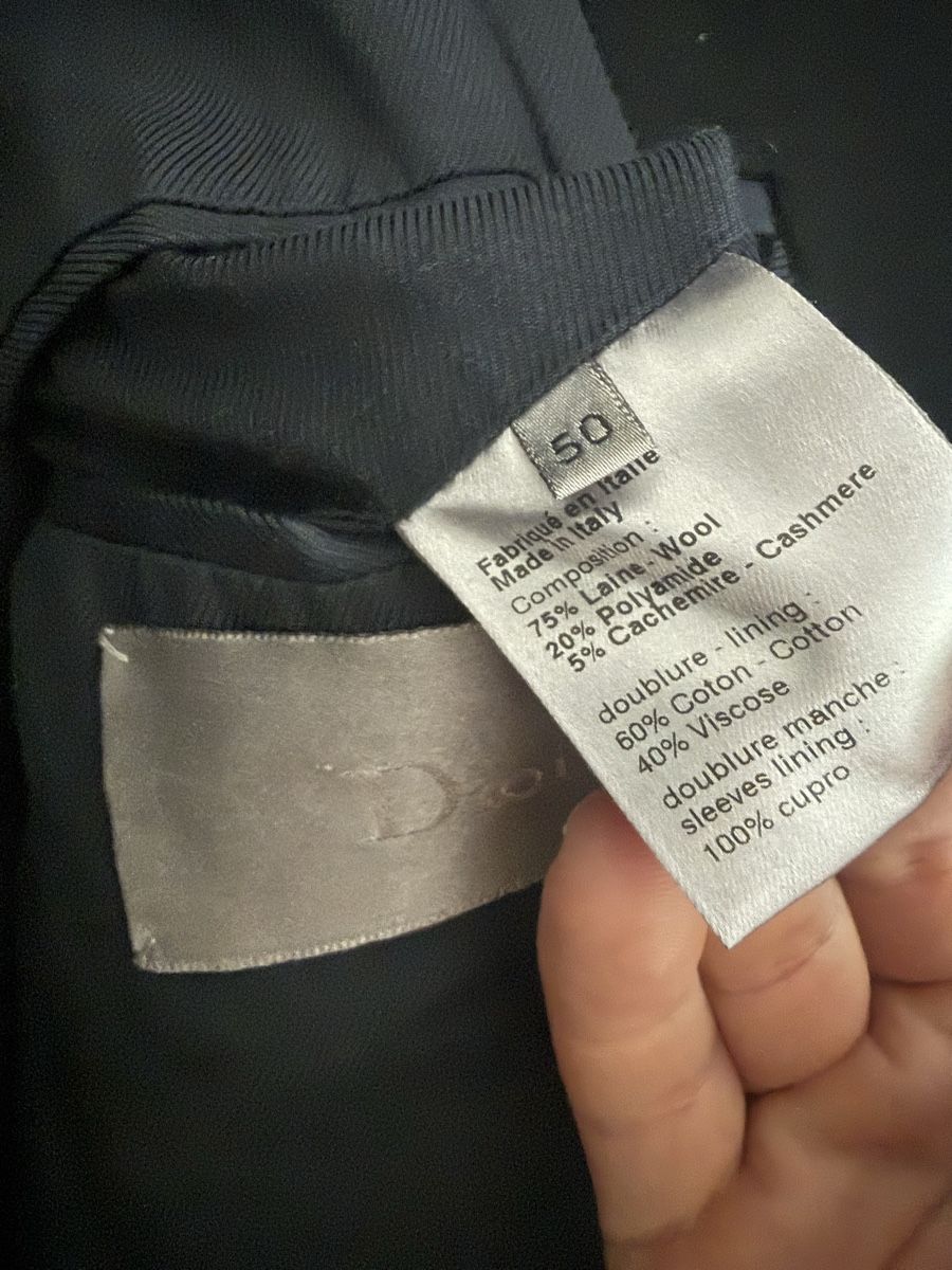 Dior Giacche: Dior Winter jacket, Wool cashmere black perfect condition 50 – Nuovo (secondo la descrizione) da Genève venduto da gir_5vbp 2