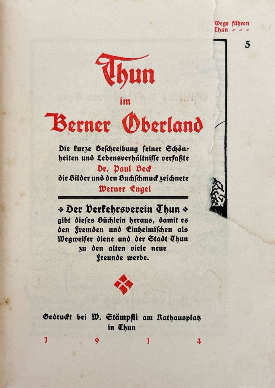 Bücher: Beck Paul, Thun – Gebraucht aus Sarnen von Livres 2