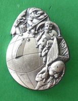 Basler Fasnachtsplakette Silber 2000
