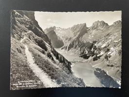 AK AI Schrennenweg, Blick auf Seealpsee, Säntis, Mesmer, Alt