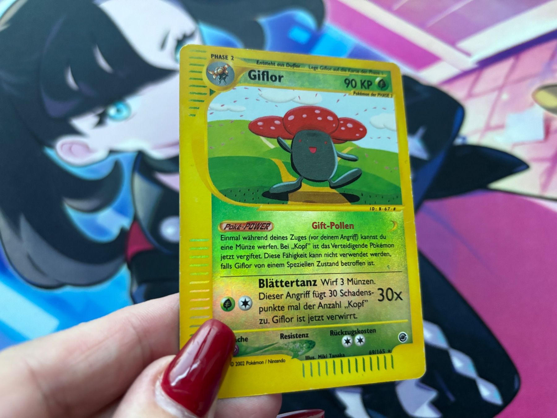 Pokémon Sammelbilder & Trading cards: 2002 POKEMON Giflor Reverse Holo Expedition 069 – Gebraucht aus Wilen (Sarnen) von Seeungeheuer 2