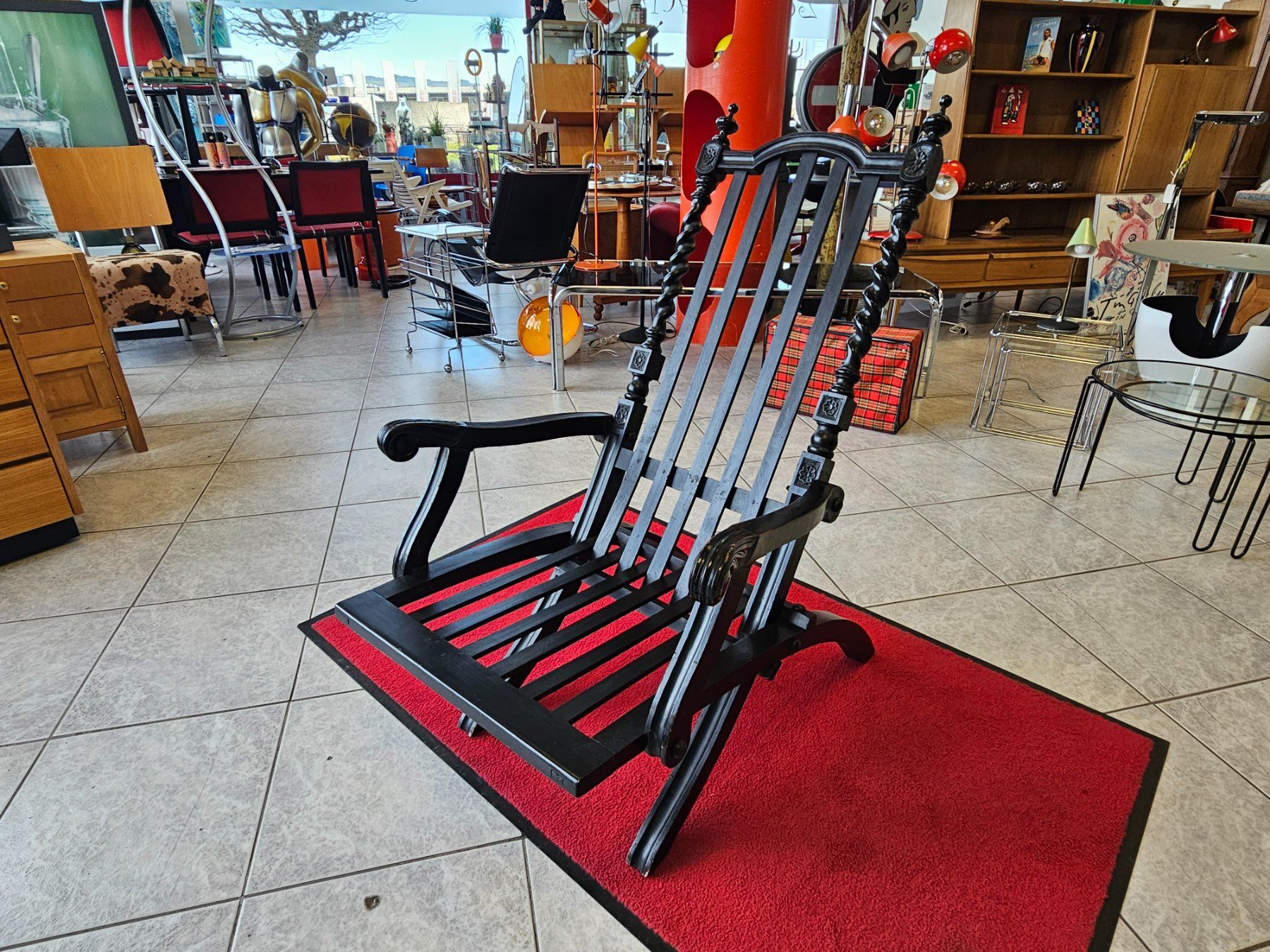 Stühle: Viktorianischer Klappstuhl, Victorian Folding ArmChair – Gebraucht aus Nottwil von Wondewa-Shop 5
