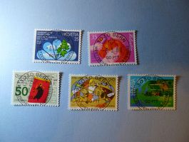 1988 Sonderpostmarken 1  758-762 ET Voll 3030 Bern PTT