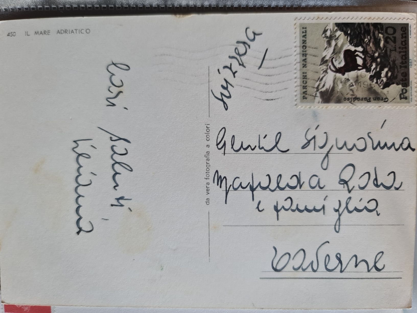 Cartoline postali: Ansichtskarte il mare Adriatico Italien 166 – Usato da Dintikon venduto da Vexi 1