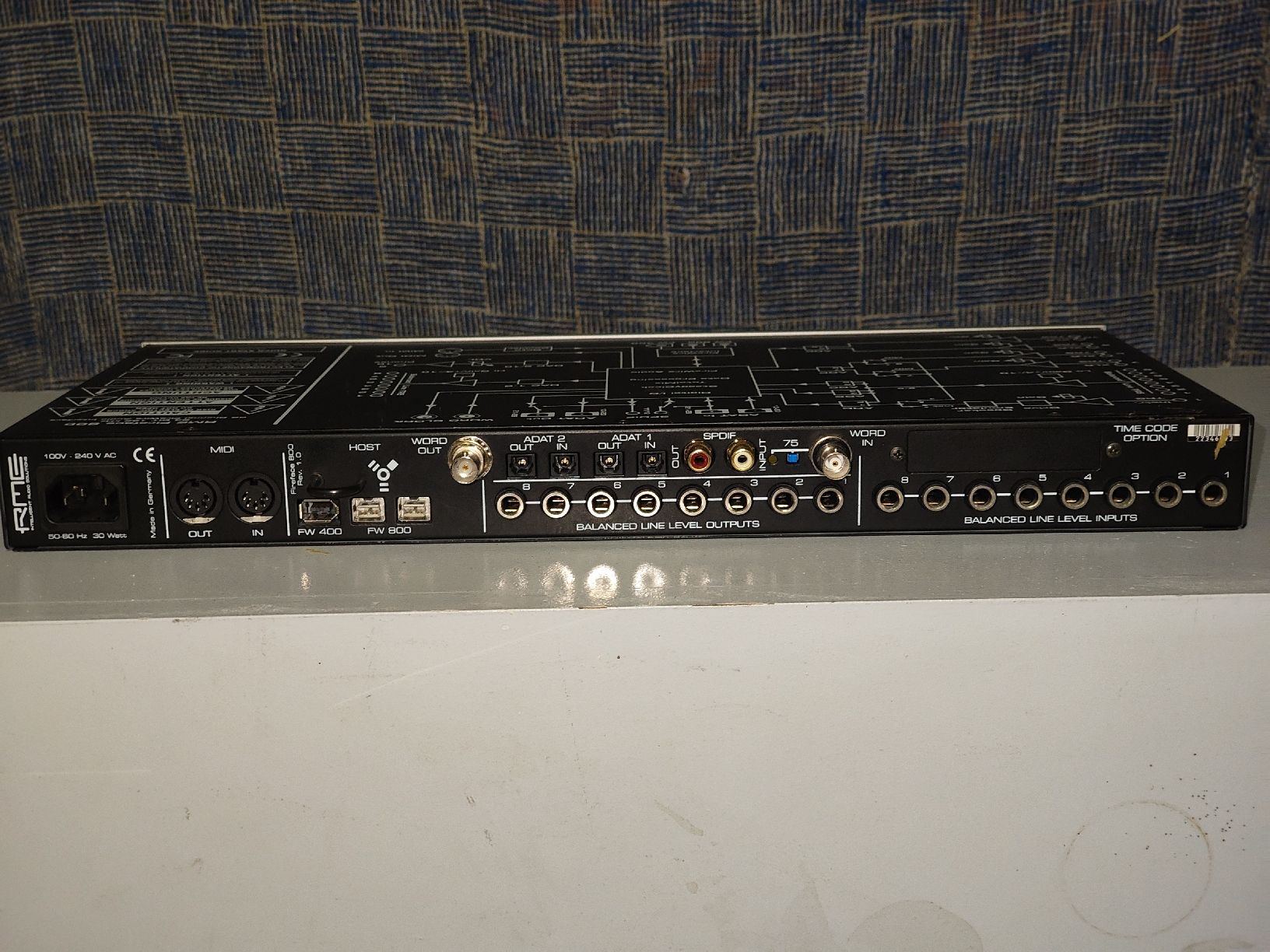 RME Studioequipment: RME Fireface 800 – Defekt aus Zürich von sinusco 1