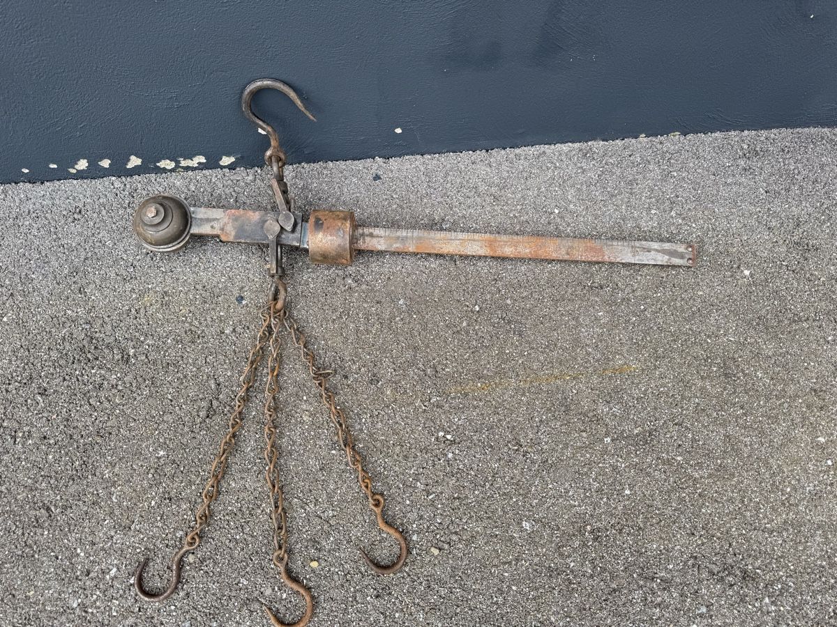 Bilance e pesi: Balance ancienne, 60 kg max. - Objet de déco – Usato da attalens venduto da La.trouvaille