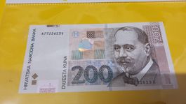 Originale 200 Kuna Banknote aus Kroatien - Selten!2002