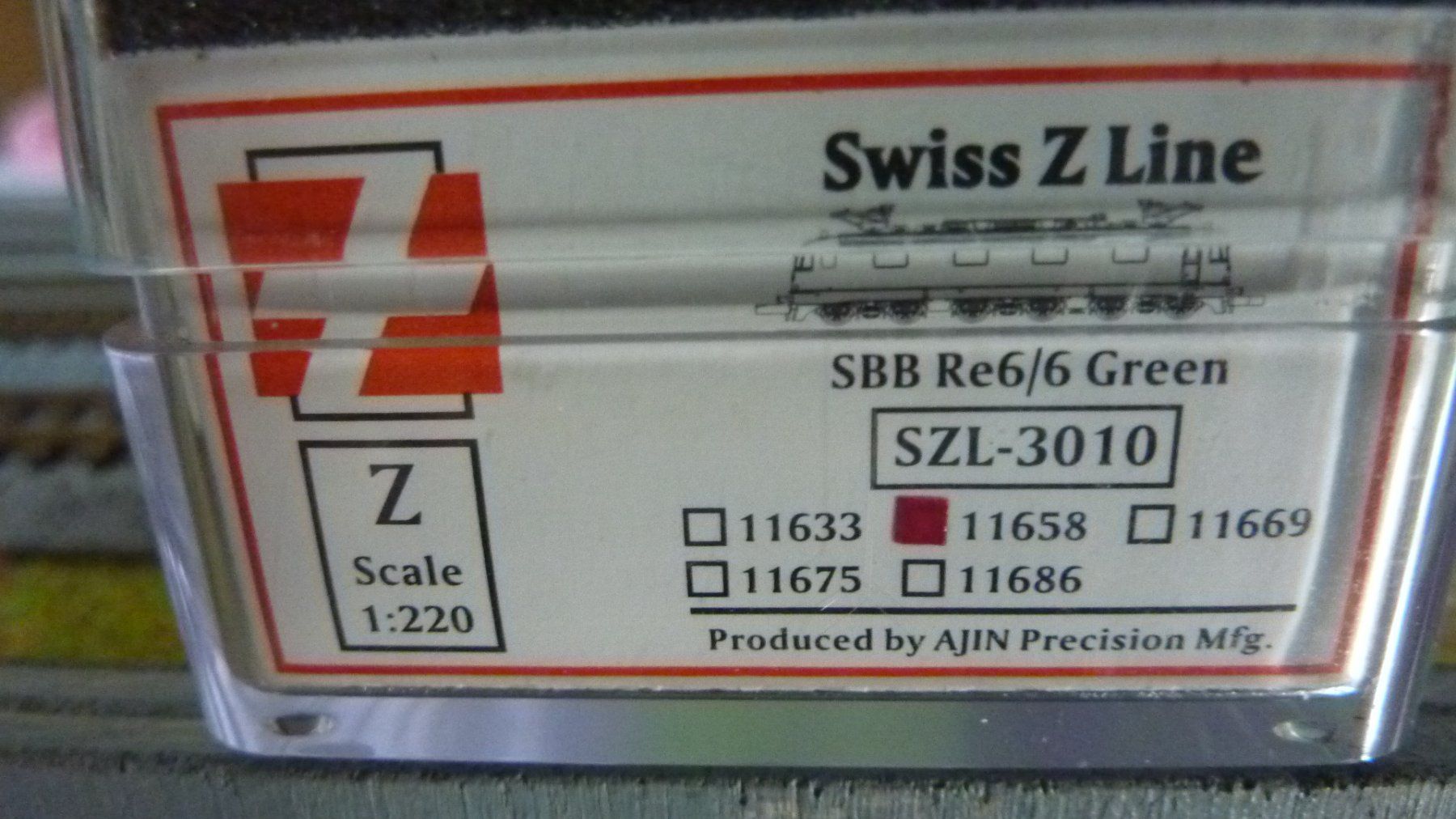 SBB/CFF/FFS Modellini di ferrovie: SWISS Z LINE RE 4/4 E-LOK, CARGO – Nuovo (secondo la descrizione) da Uznach venduto da train50 1