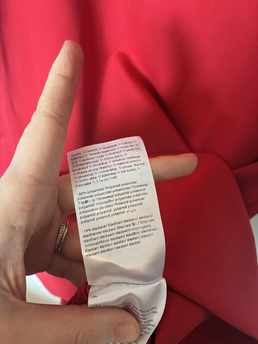 Escada Vestiti: Rotes Escada Sport Kleid, Gr. 38  – Usato da Wädenswil venduto da Gilmored83 4