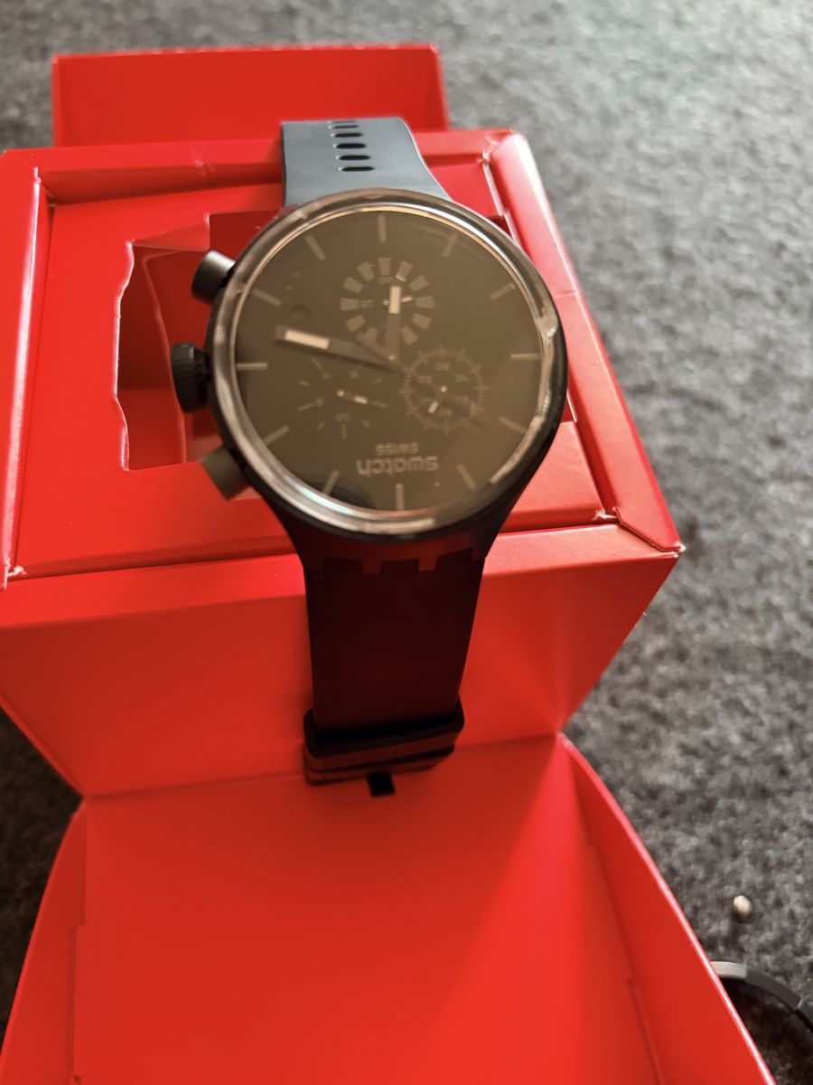 Swatch Orologi: Swatch BIG BOLD "Checkpoint Black" Chronograph – Usato da Kriens venduto da Waqas.naseer 6