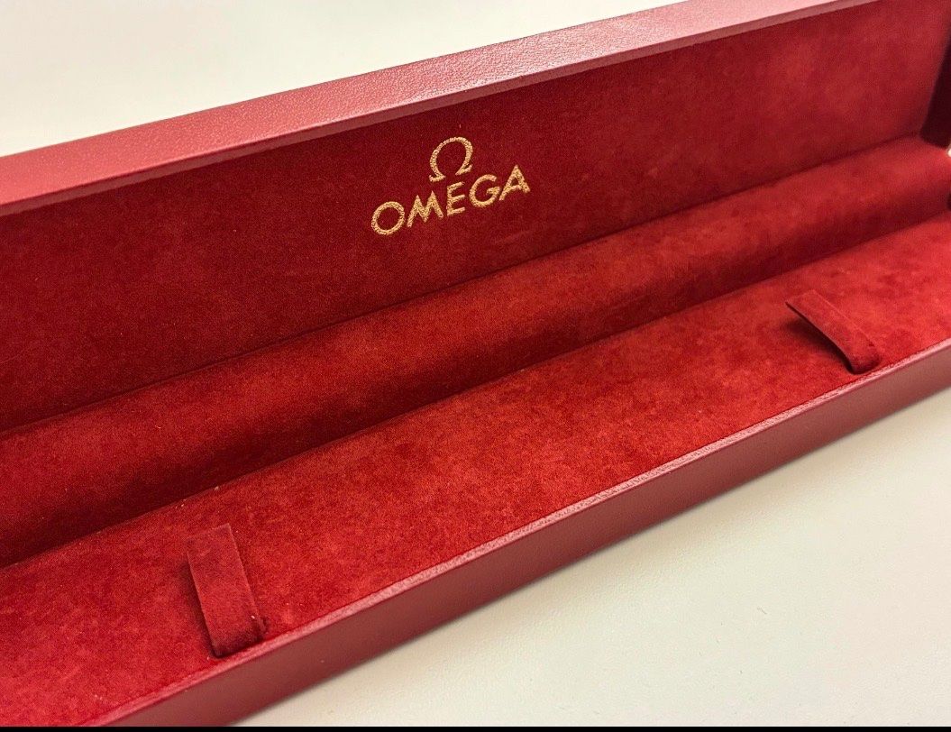 Uhrenboxen: OMEGA Orginal Vintage Red Box – Neu (gemäss Beschreibung) aus Davos Platz von davoser05