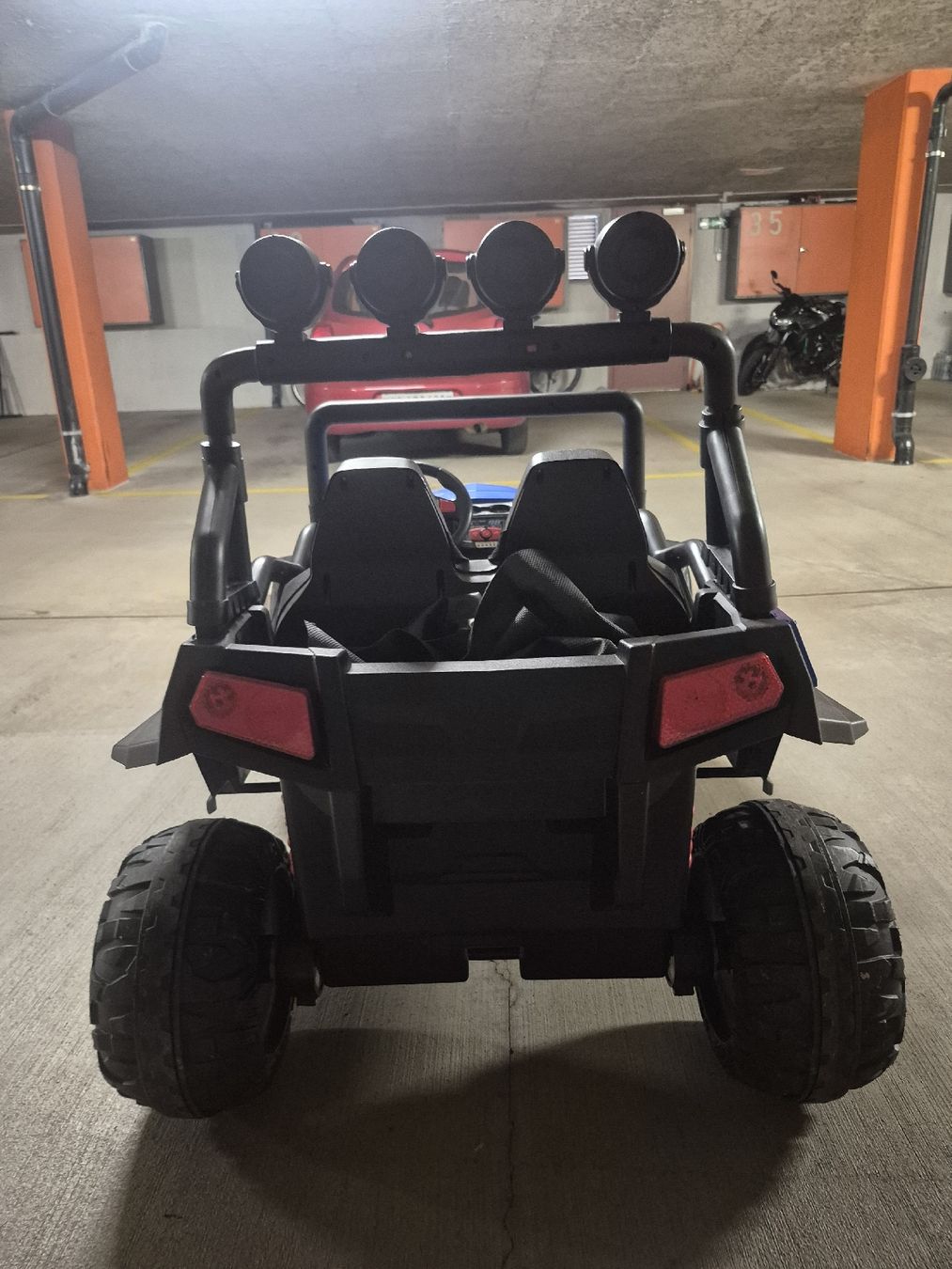 Veicoli per bambini: Kinder Elektroauto Buggy Polaris blau – Usato da St.Gallen venduto da Quad87 4